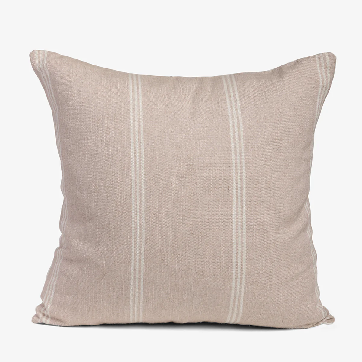 Aberdeen Stripe Cushion Cover (Blush & Off-White)