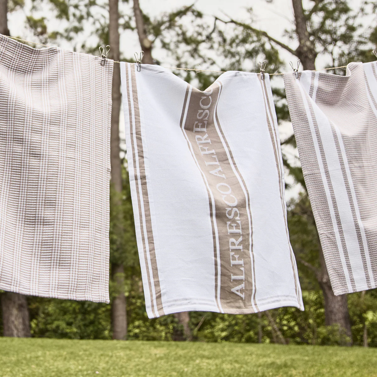 Alfresco Emporium Tea Towel Warm Grey - Image 3