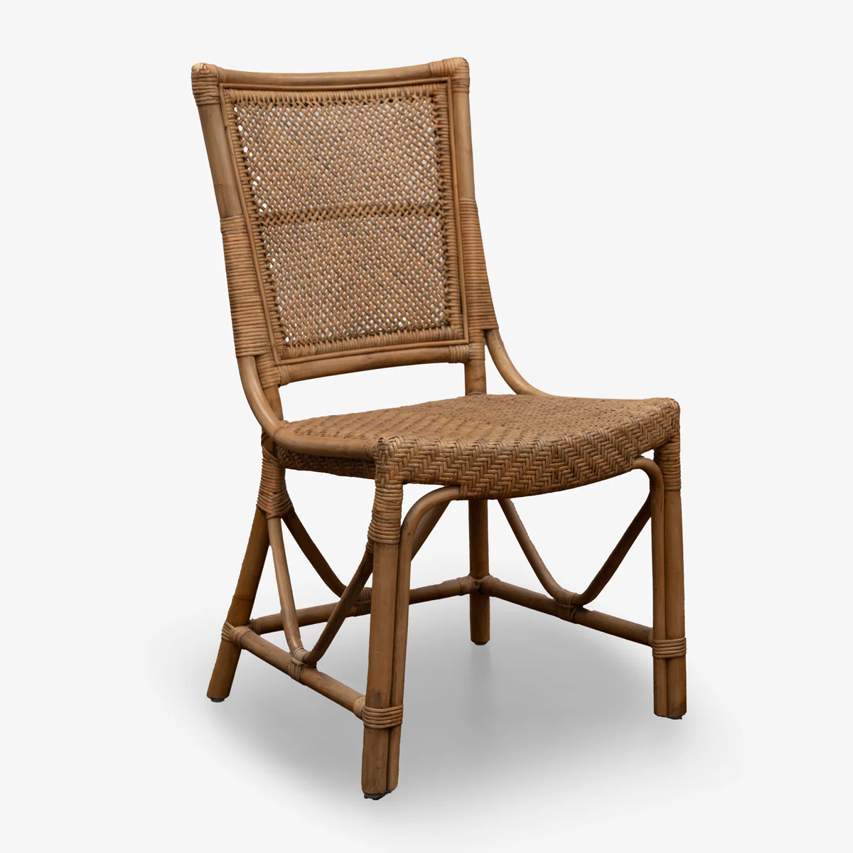 Antigua Rattan Chair (Antique Brown)