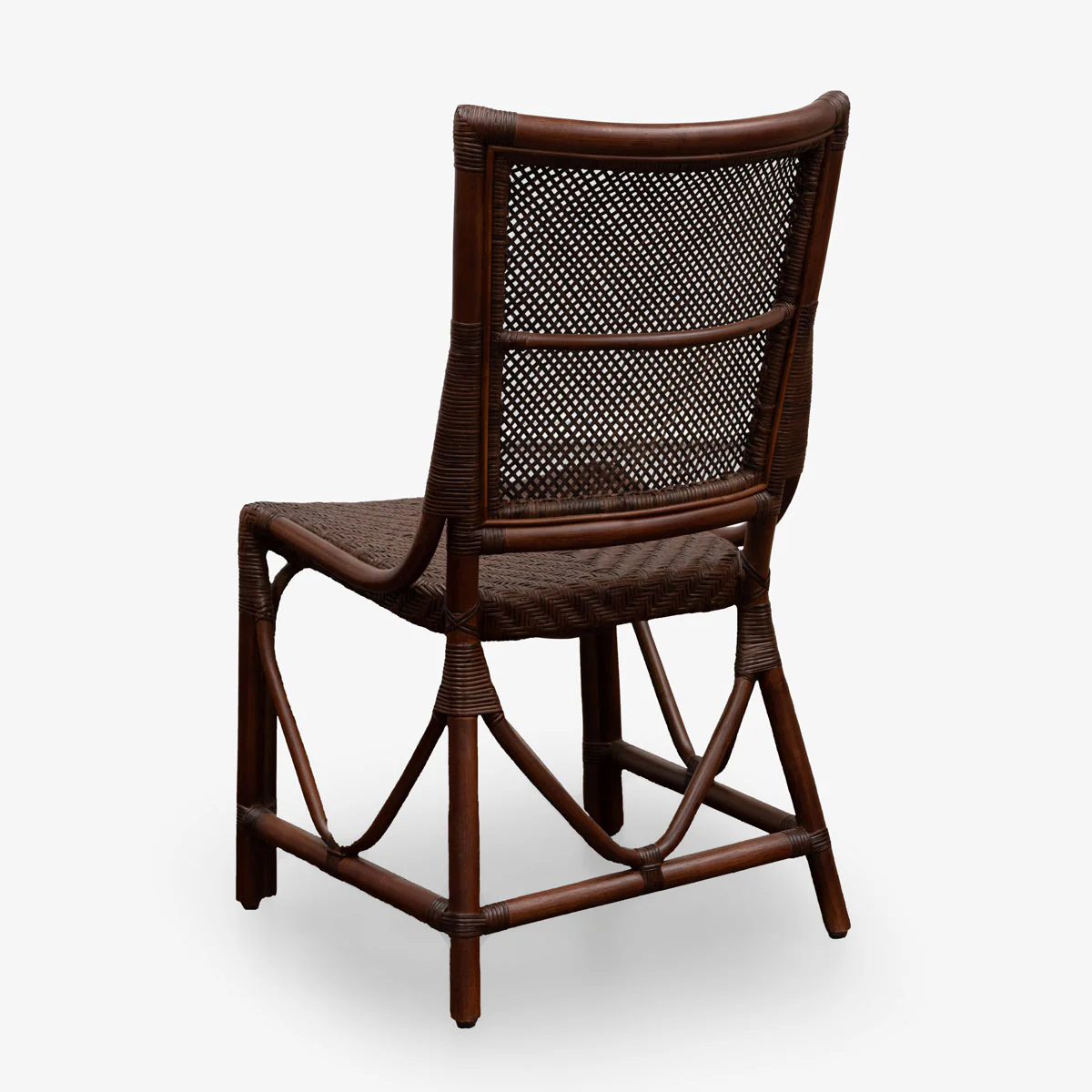 Antigua Rattan Chair (Brown) - Image 3