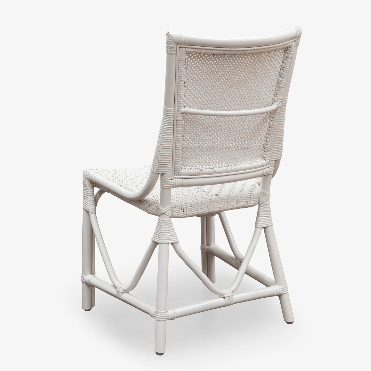Antigua Rattan Chair (White) - Image 4