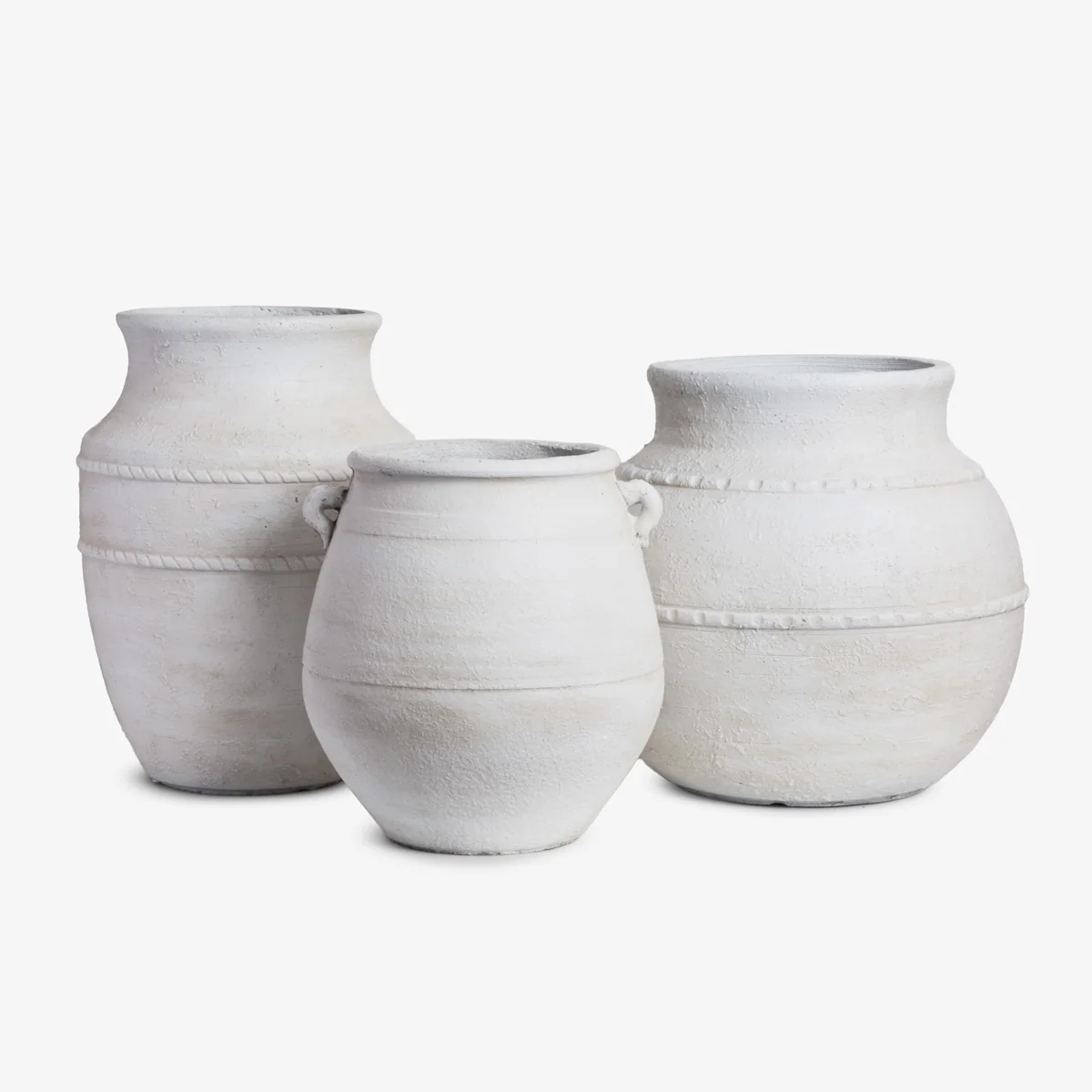 Antique White Planters