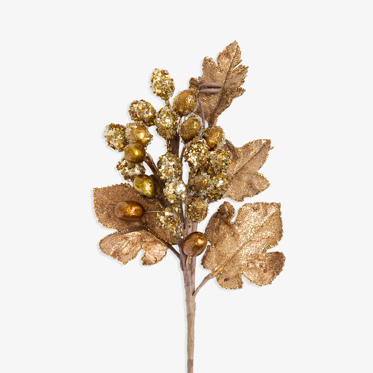 Artificial Christmas Grape Spray (Gold)