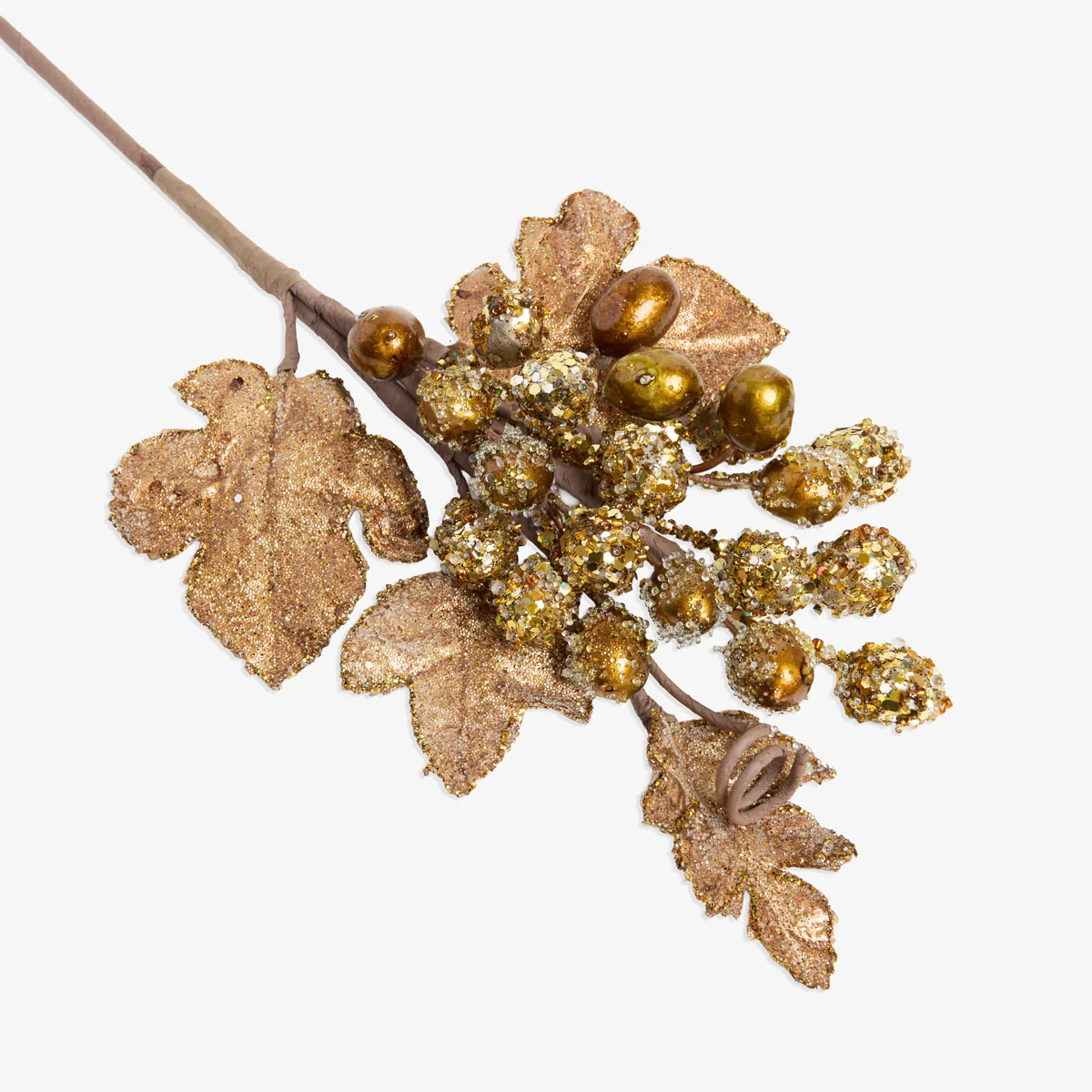 Artificial Christmas Grape Spray (Gold) - Image 4