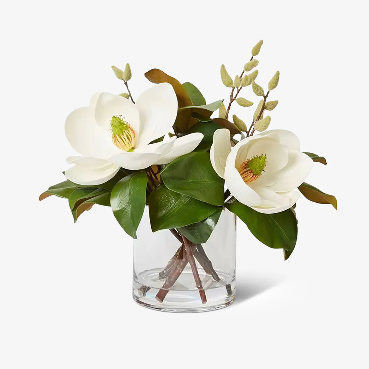 Artificial Classic Magnolia In Vase 44cm