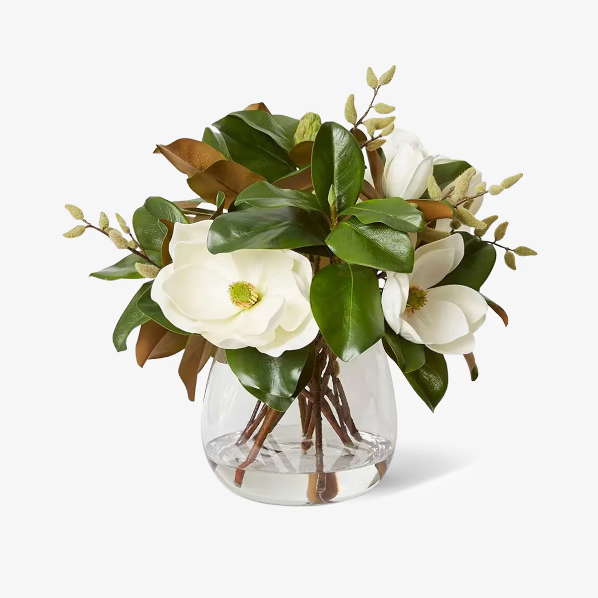 Artificial Classic Magnolia In Vase 56cm
