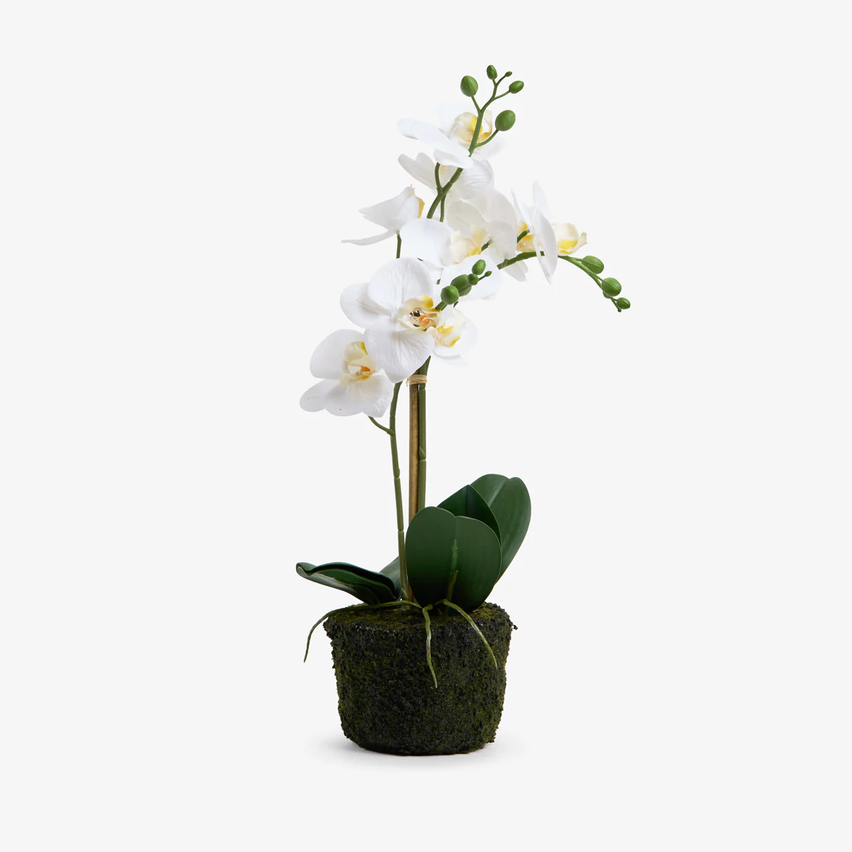 Artificial Orchid Three Spray 47cm (White)
