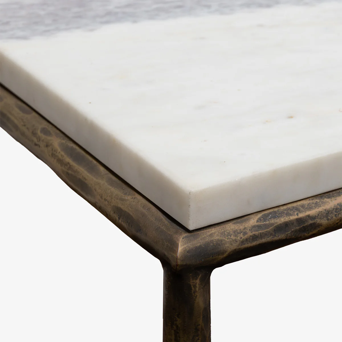 Ashton Marble Console Table (Antique Brass) - Image 4