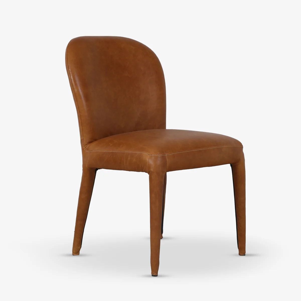 Aura Leather Dining Chair (Tan)