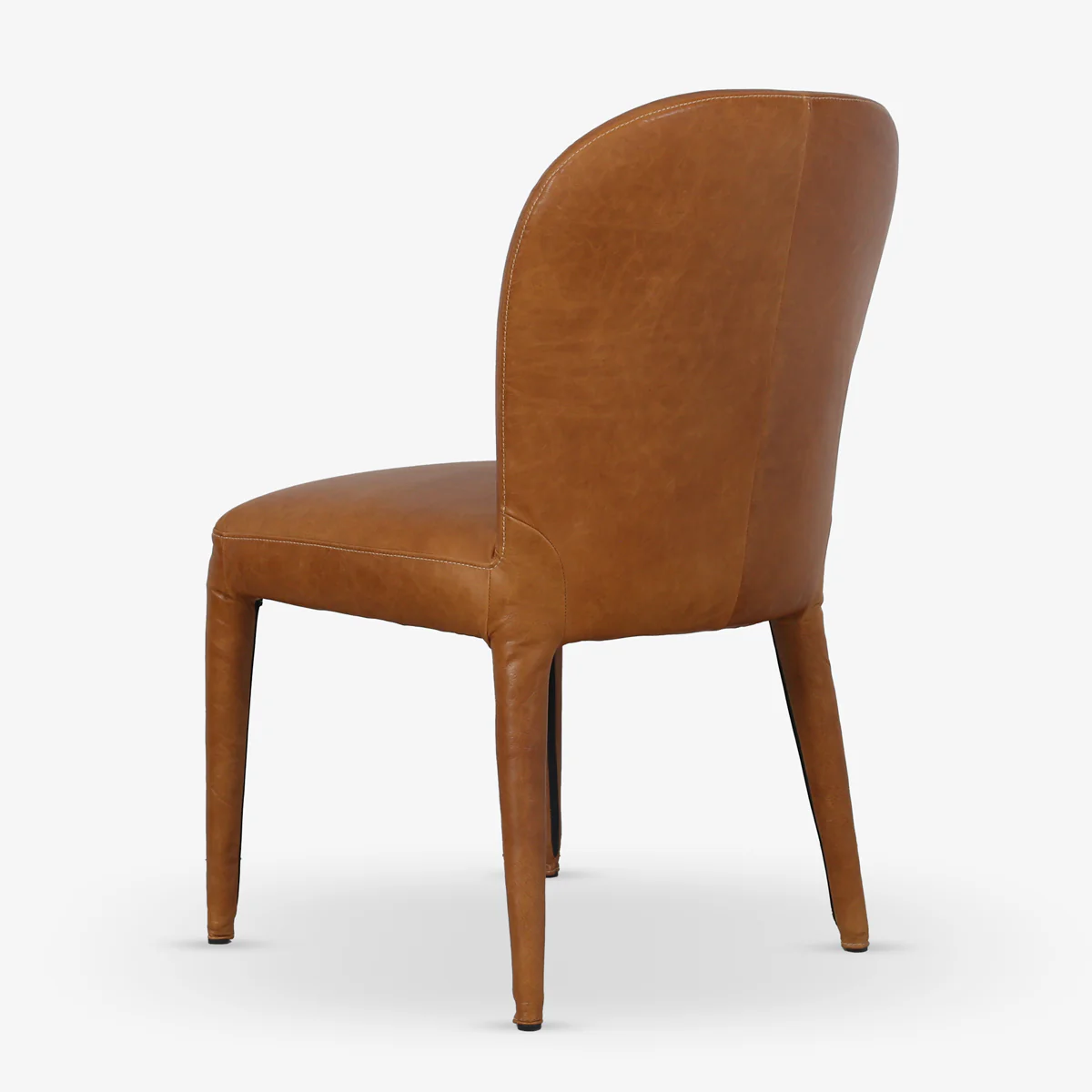 Aura Leather Dining Chair (Tan) - Image 3
