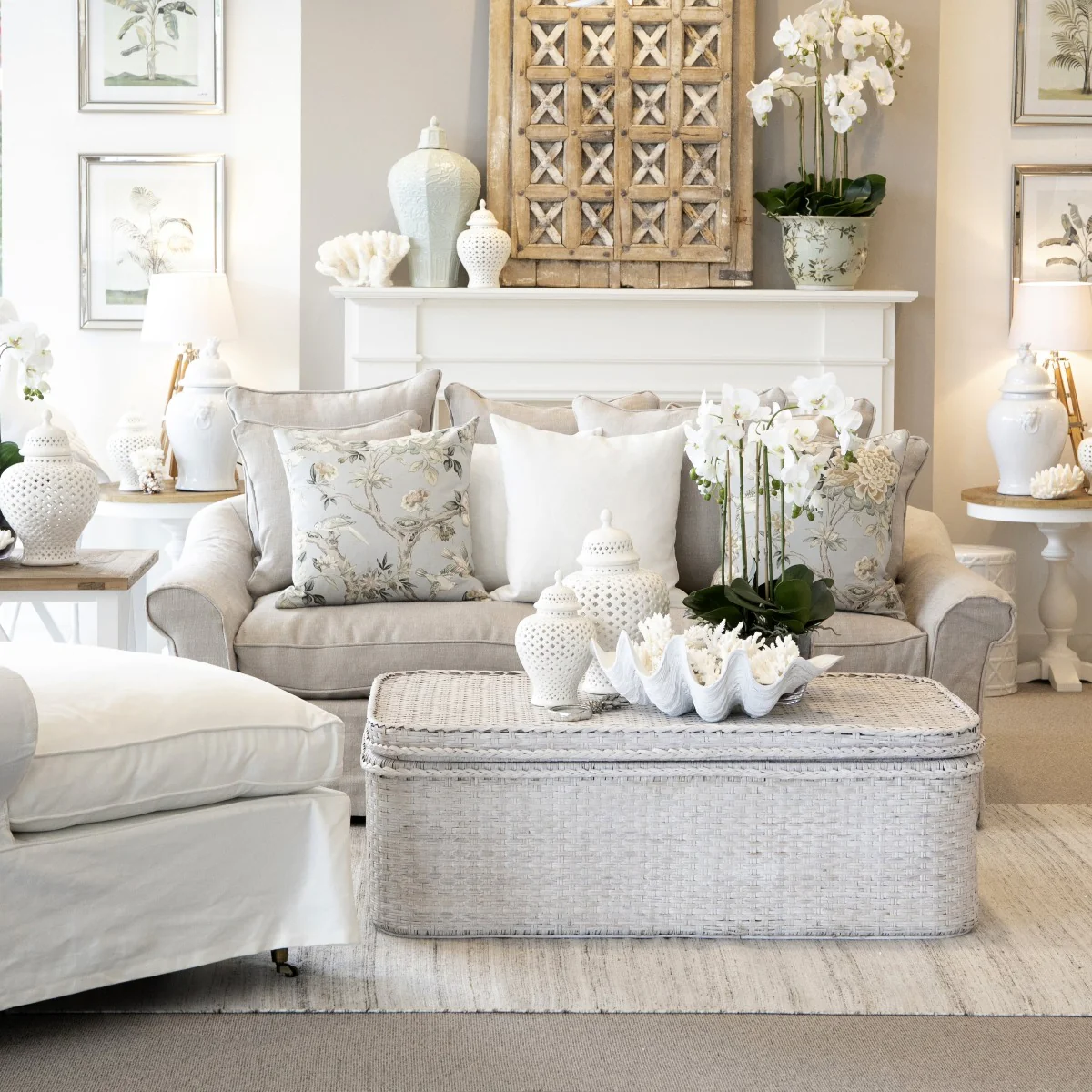 Aviary Cushion Cover With Off White Back - Image 2