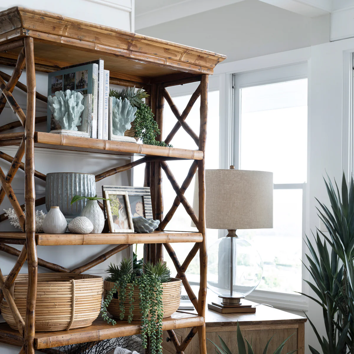 Bamboo Bookcase (Natural) - Image 3