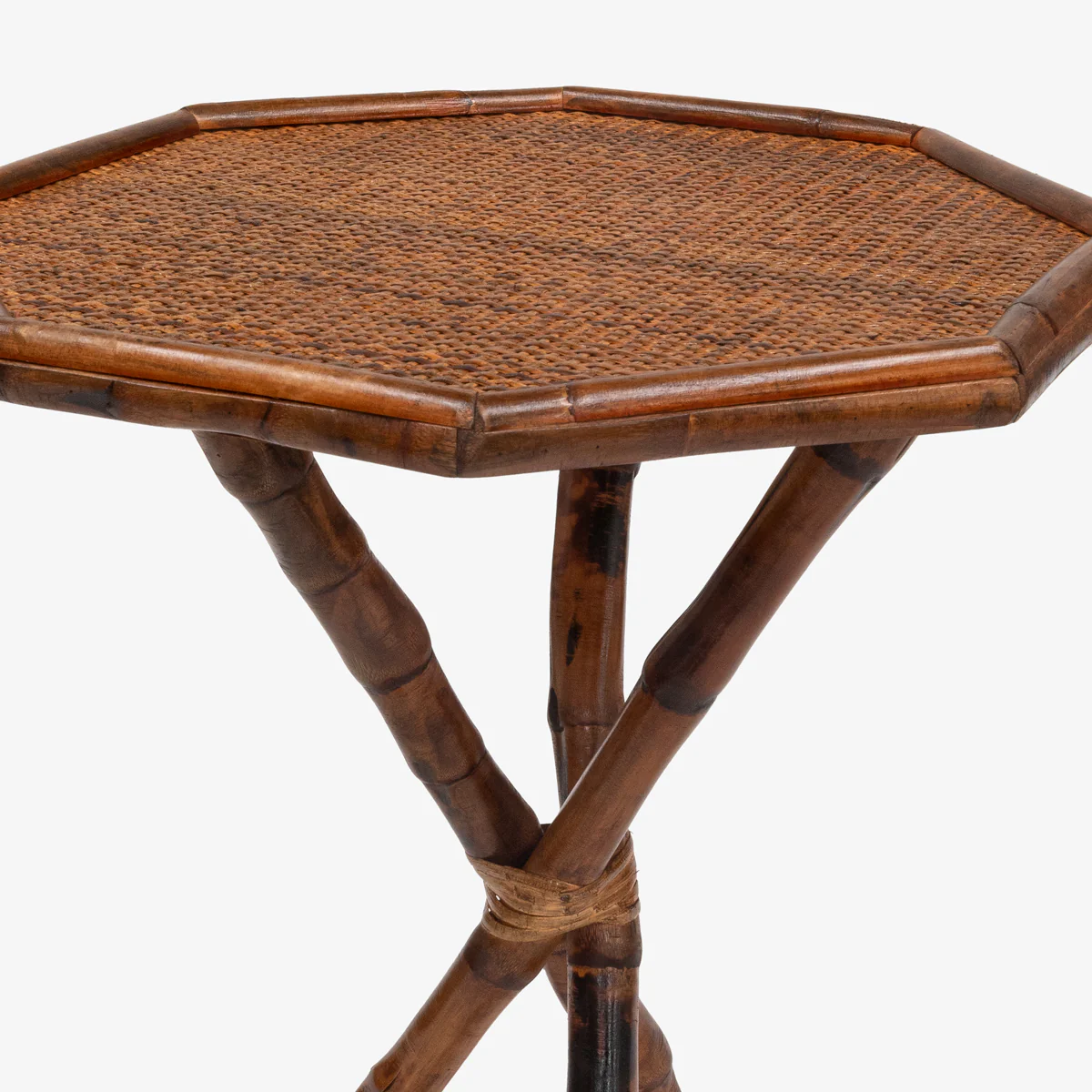 Bamboo Octagonal Table Natural - Image 2