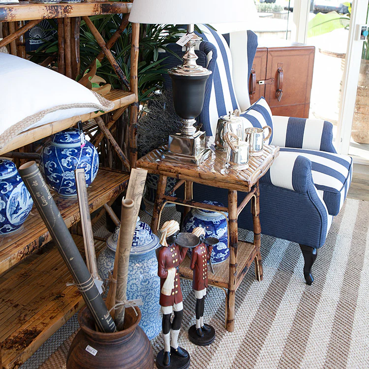 Bamboo Side Table Natural - Image 3