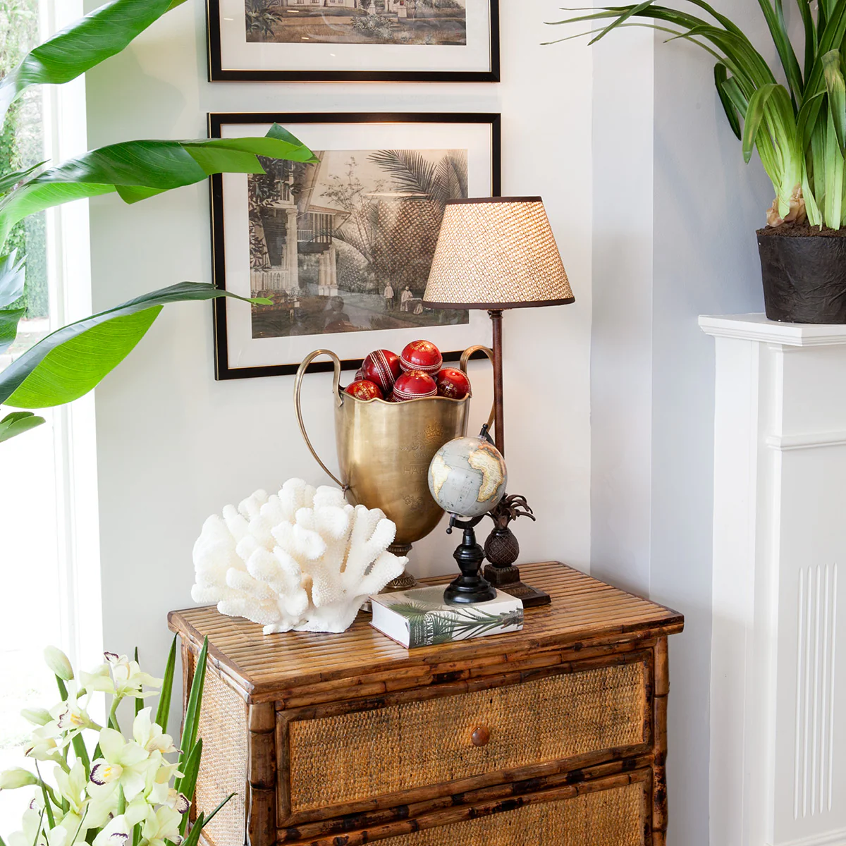 Bamboo Chest Of Three Drawers Natural - Image 3