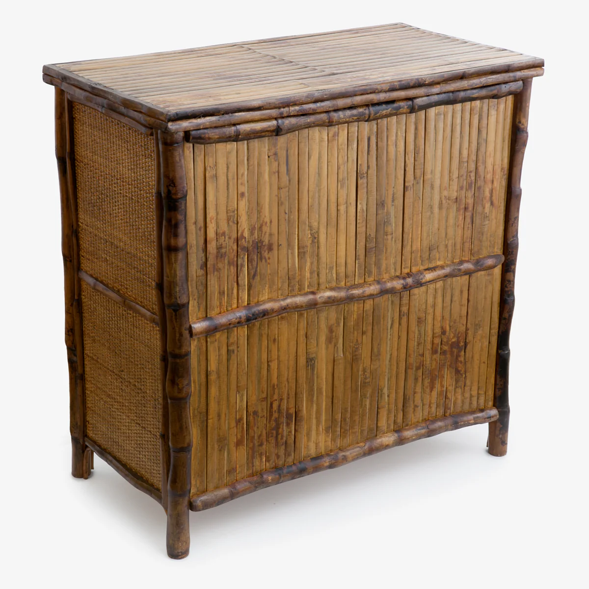 Bamboo Chest Of Three Drawers Natural - Image 4
