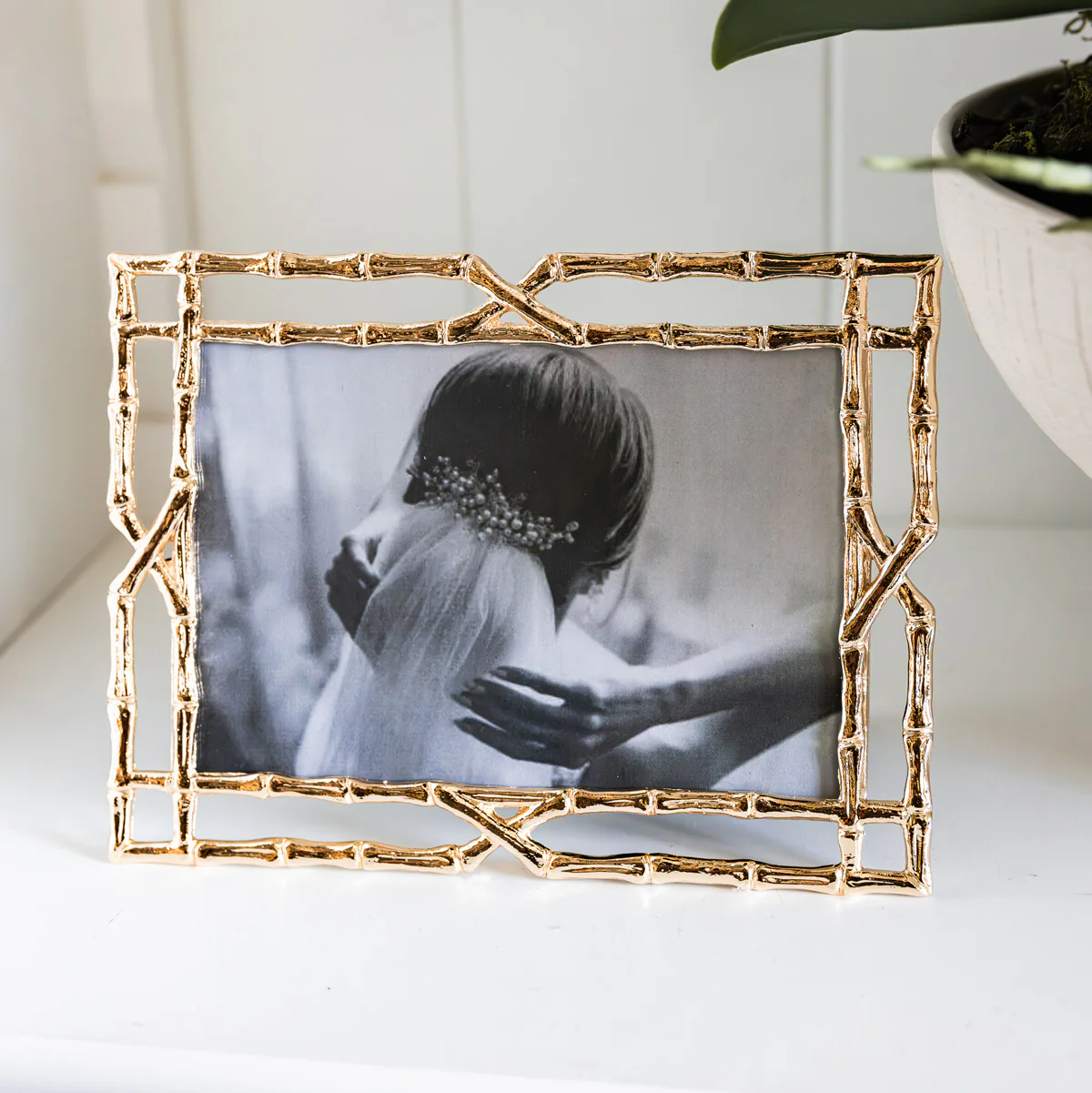 Bamboo Trellis Photo Frame (Gold) - Image 2