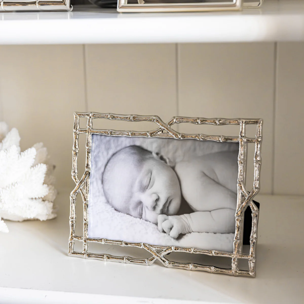 Bamboo Trellis Photo Frame (Silver) - Image 2