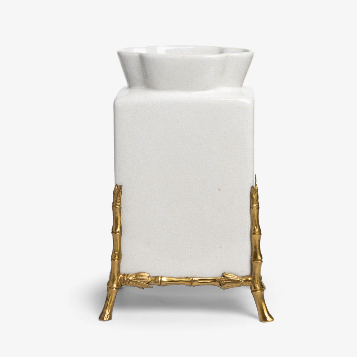 Barclay Crackle Vase (White) - Image 3