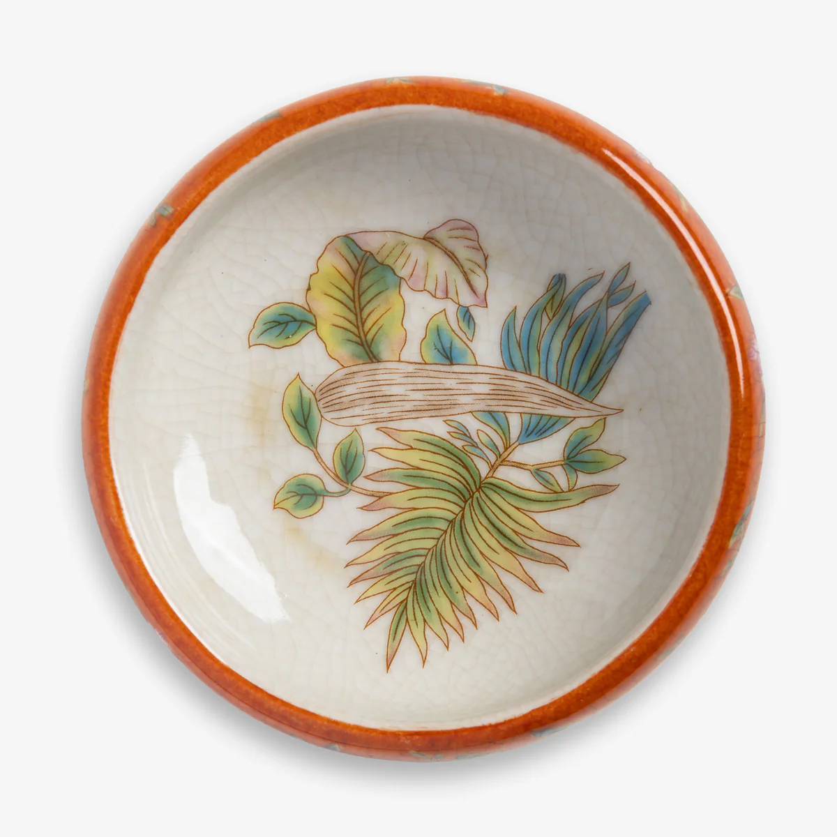 Barclay Palm Leaves Dish With Acorn Lid - Image 5