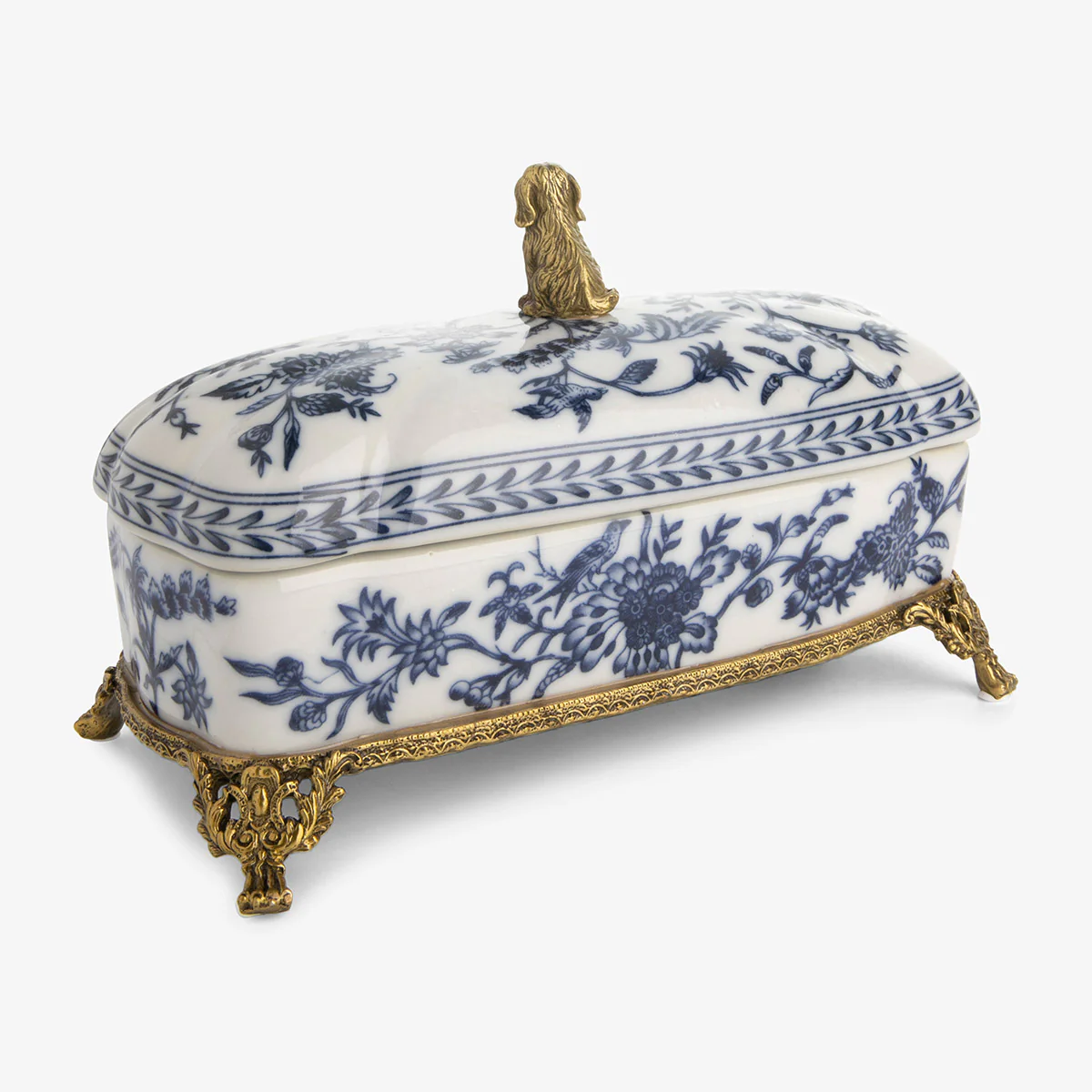 Barclay Rectangular Box With Dog - Image 3