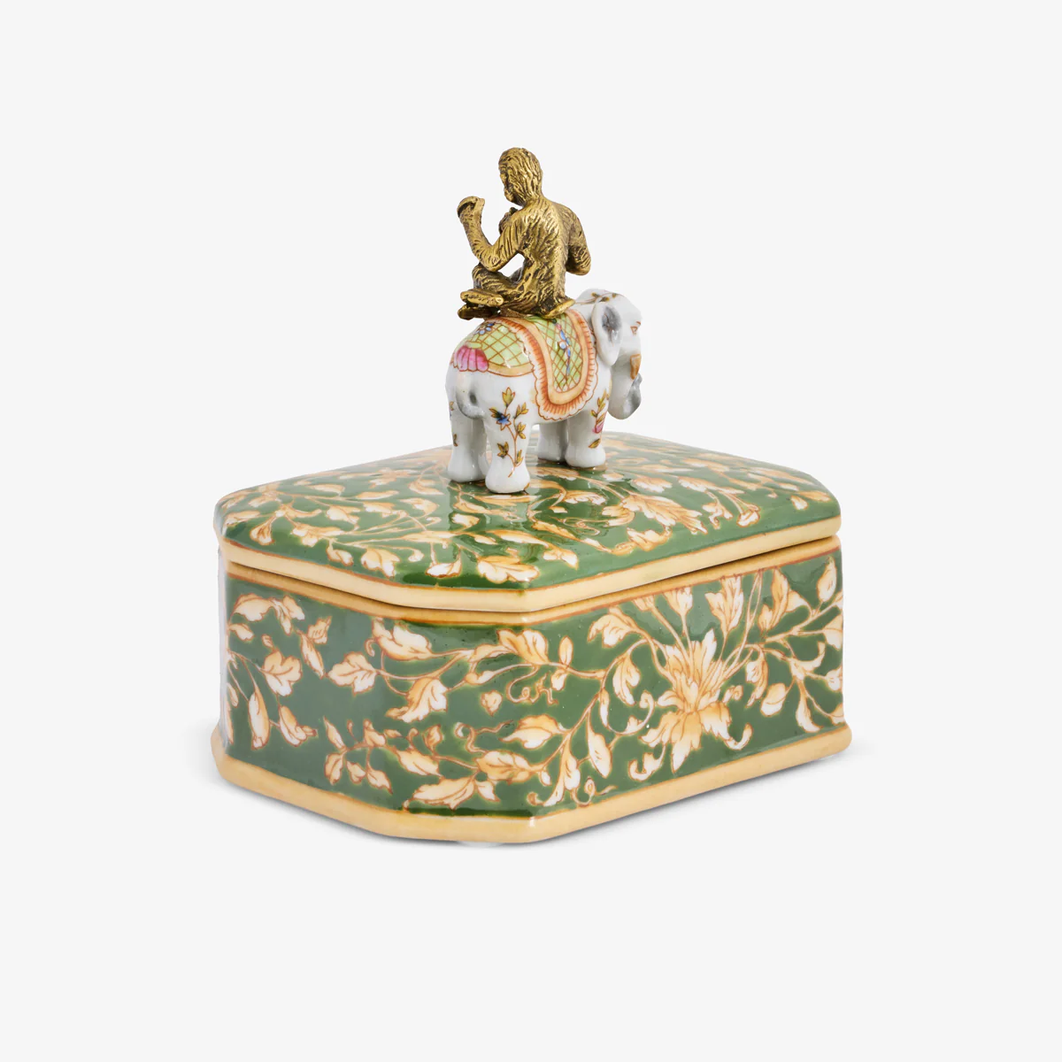Barclay Rectangular Box With Elephant Lid - Image 2