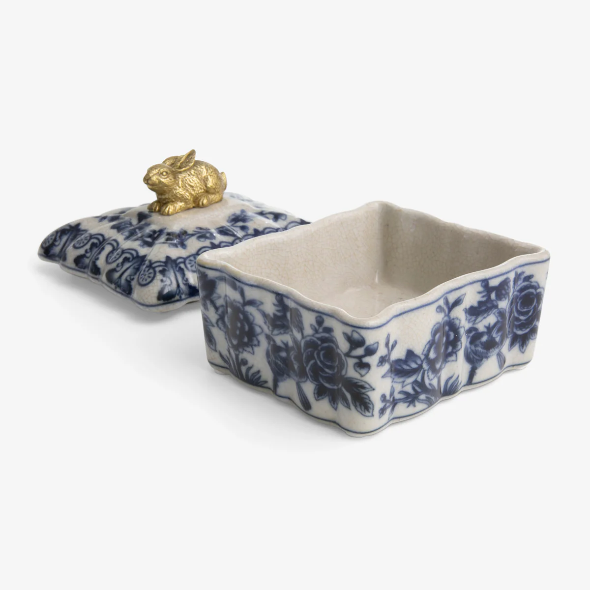 Barclay Square Box With Rabbit Lid - Image 4