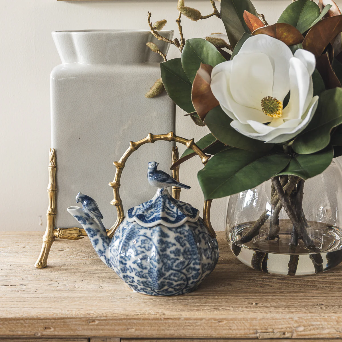 Barclay Teapot With Bamboo Handle - Image 2