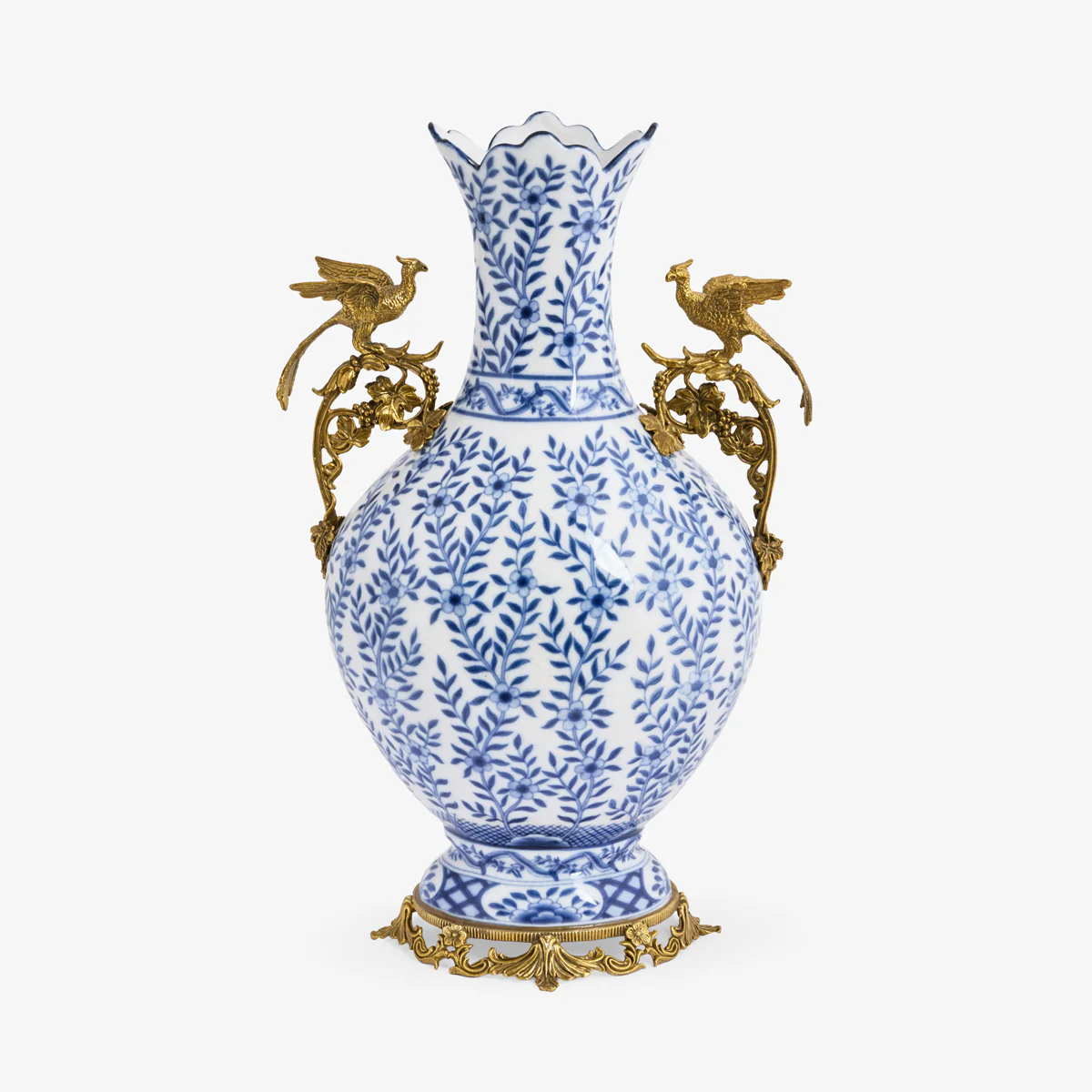 Barclay Vase With Phoenix Handles 42cm
