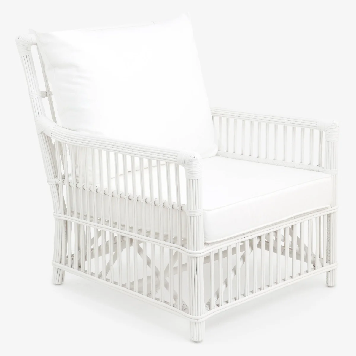 Bermuda Arm Chair (White)