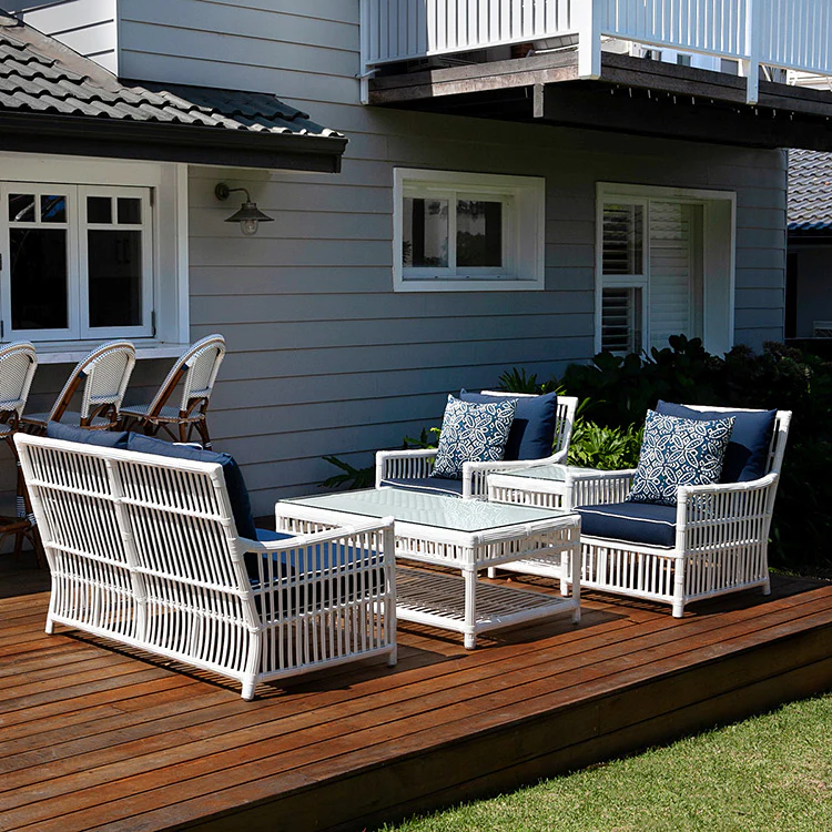 Bermuda Outdoor Side Table (White) - Image 4