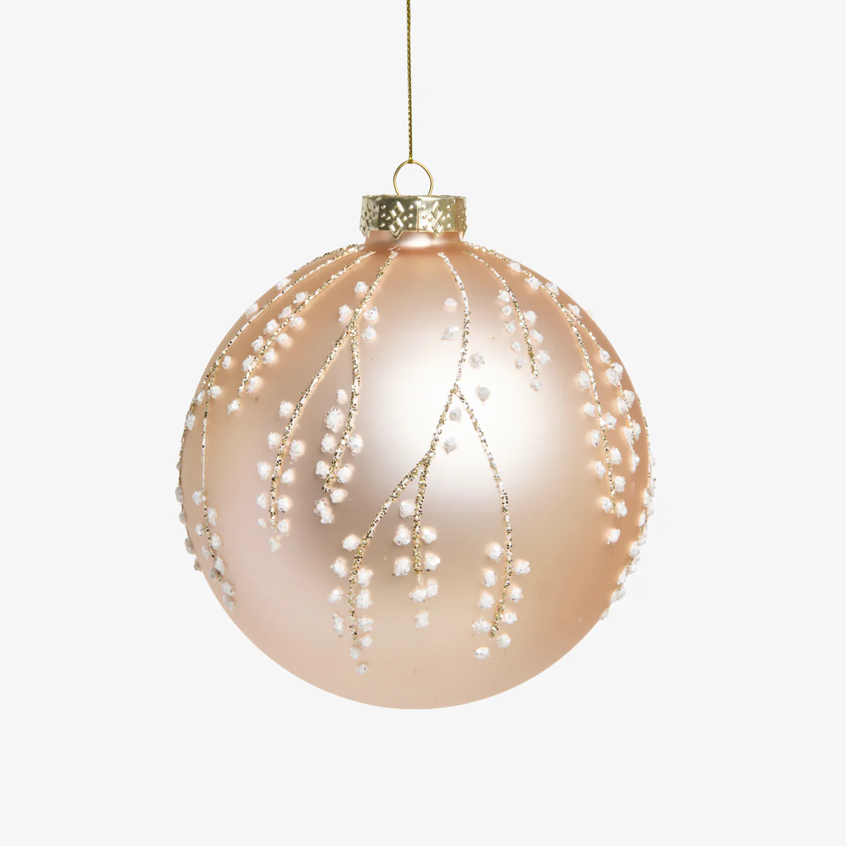 Blossom Baubles Set Of 4 (Champagne) - Image 3