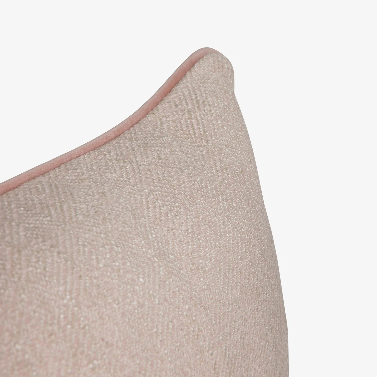 Blush Herringbone Cushion Cover (Rectangular) - Image 5
