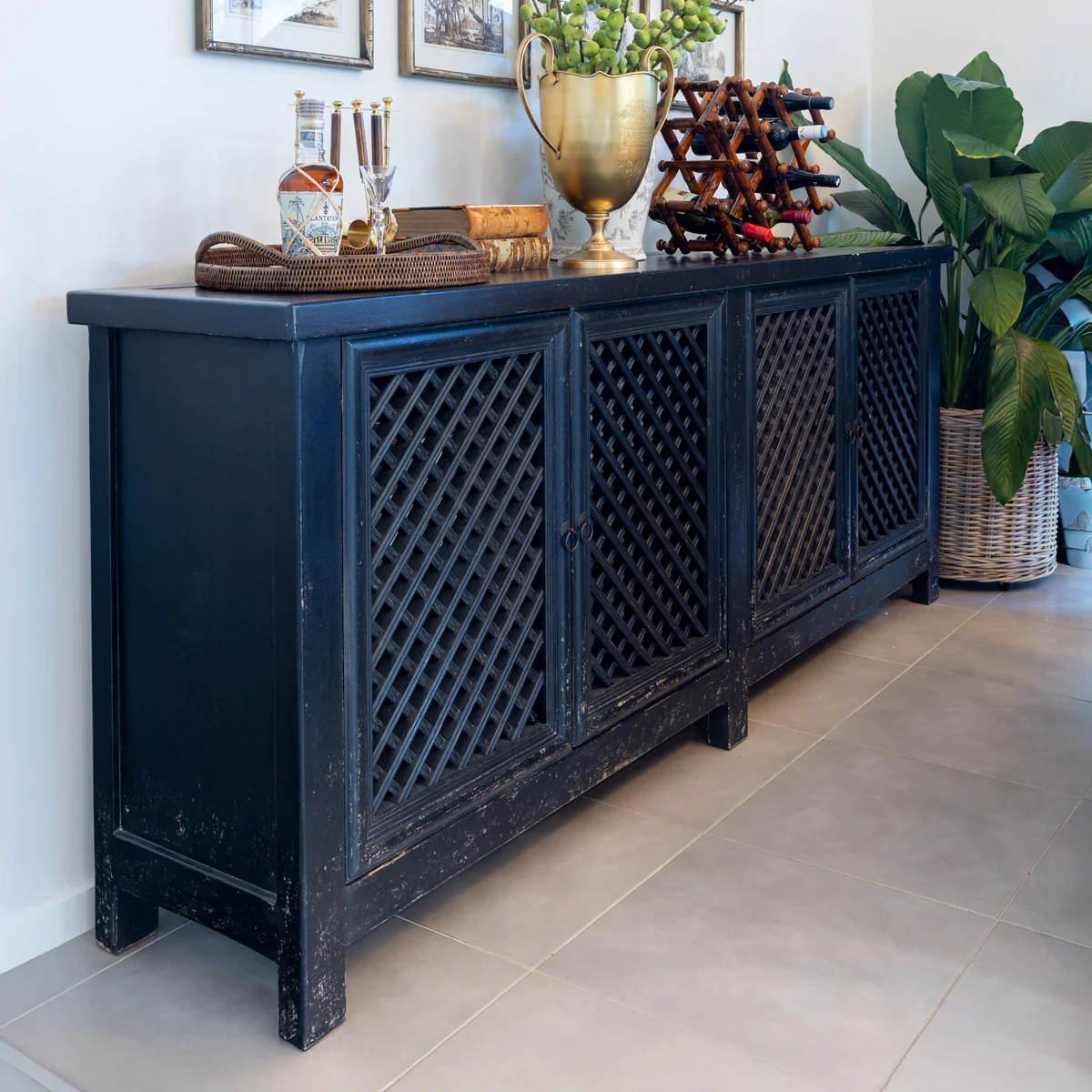 Bohai Four Door Sideboard Black - Image 2