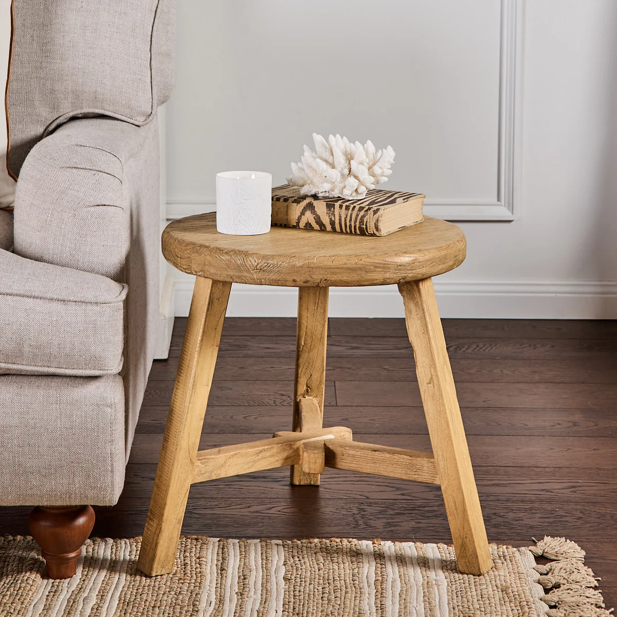 Bohai Side Table Round 50H cm - Image 2