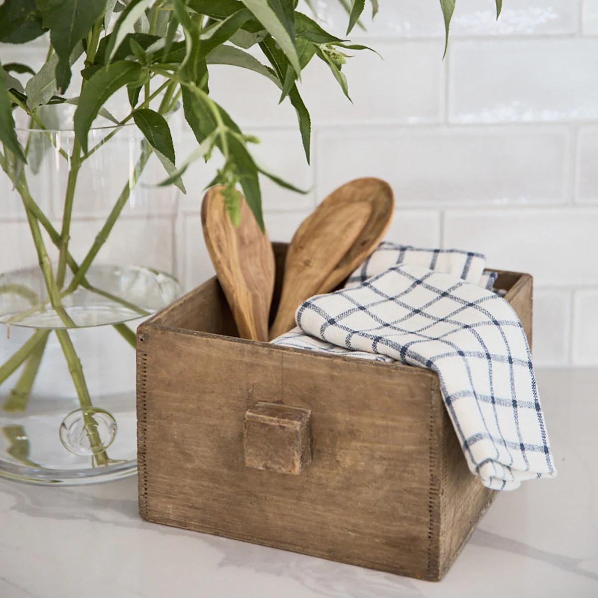 Bohai Square Timber Box - Image 2