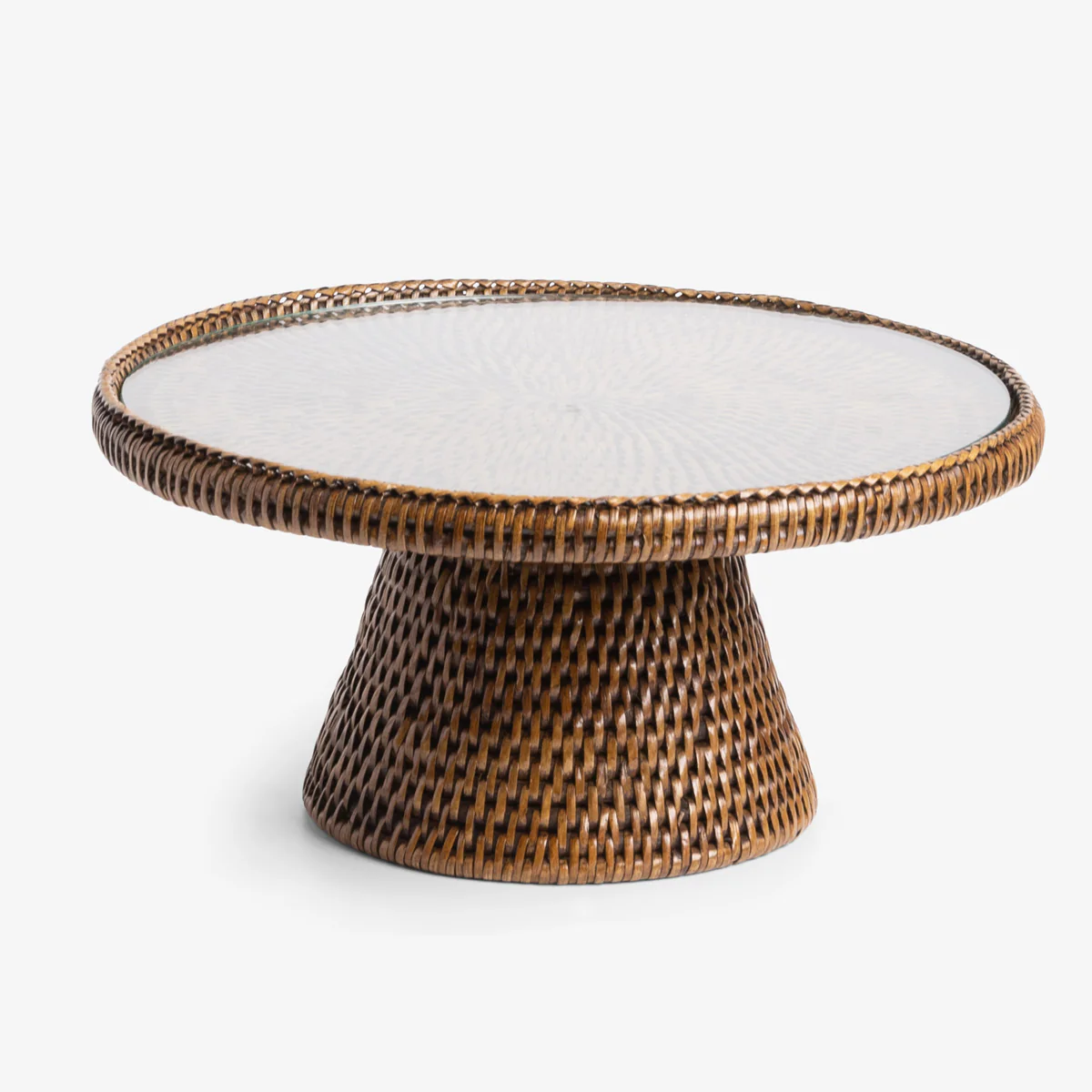 Rattan Cake Stands Brown - Image 3