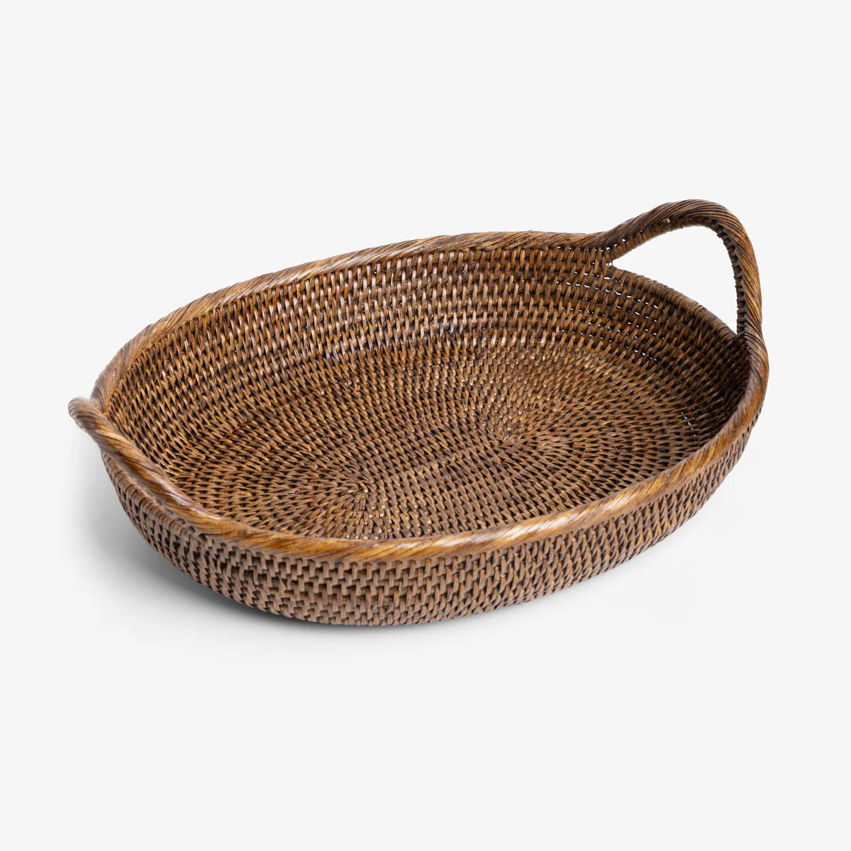 Rattan Oval Trays Brown - Image 3
