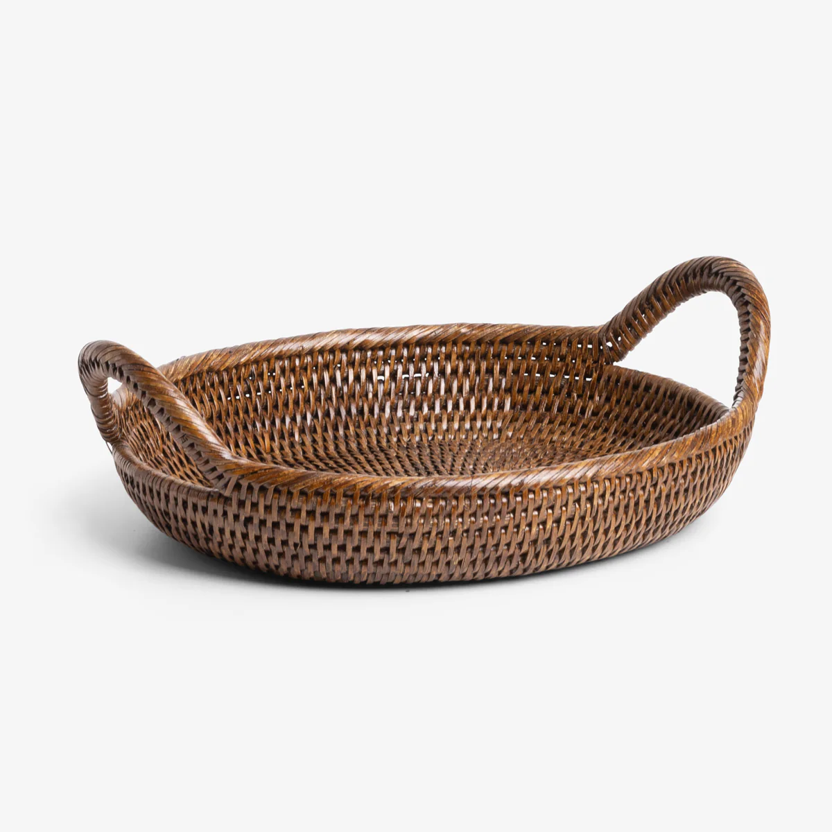 Rattan Oval Trays Brown - Image 4