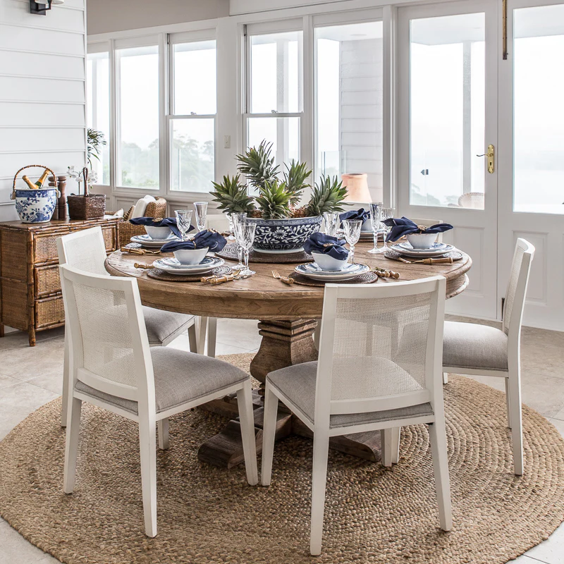 Calais Dining Chair (Antique White) - Image 3