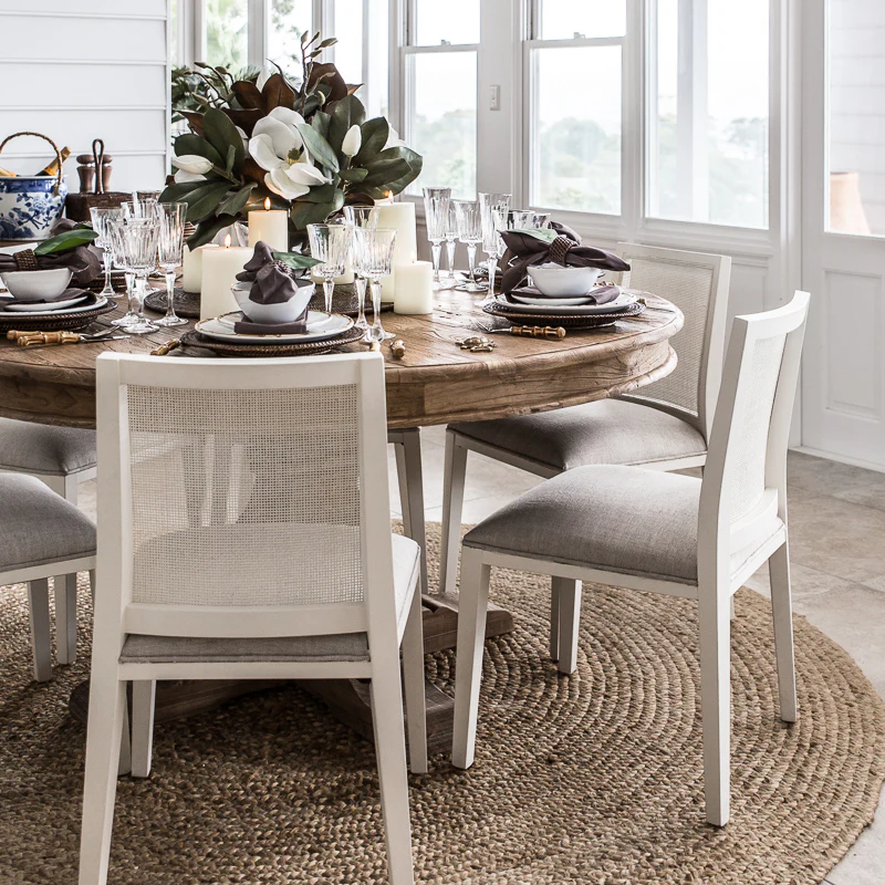 Calais Dining Chair (Antique White) - Image 4