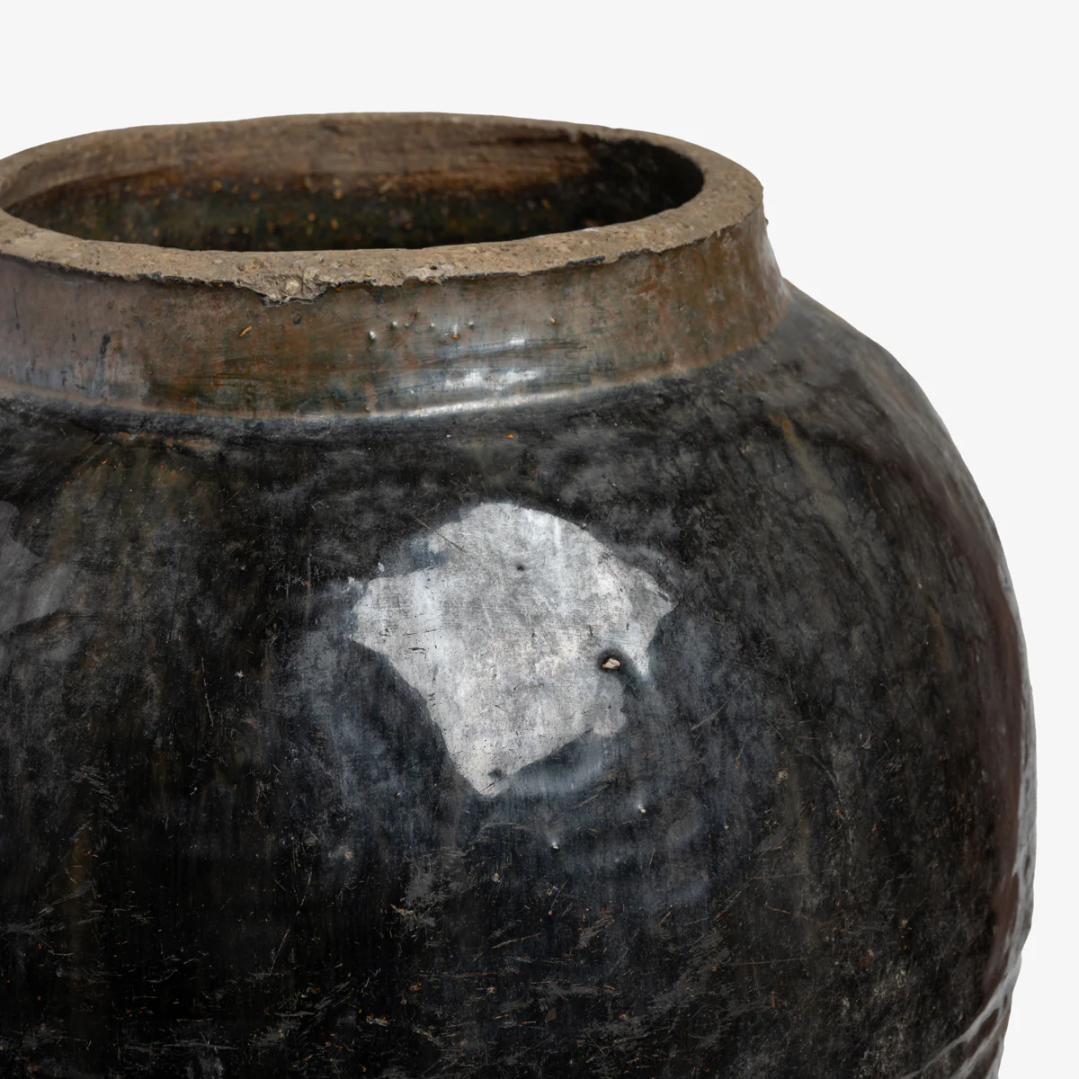 Ceramic Pot (36cm, Black) - Image 3