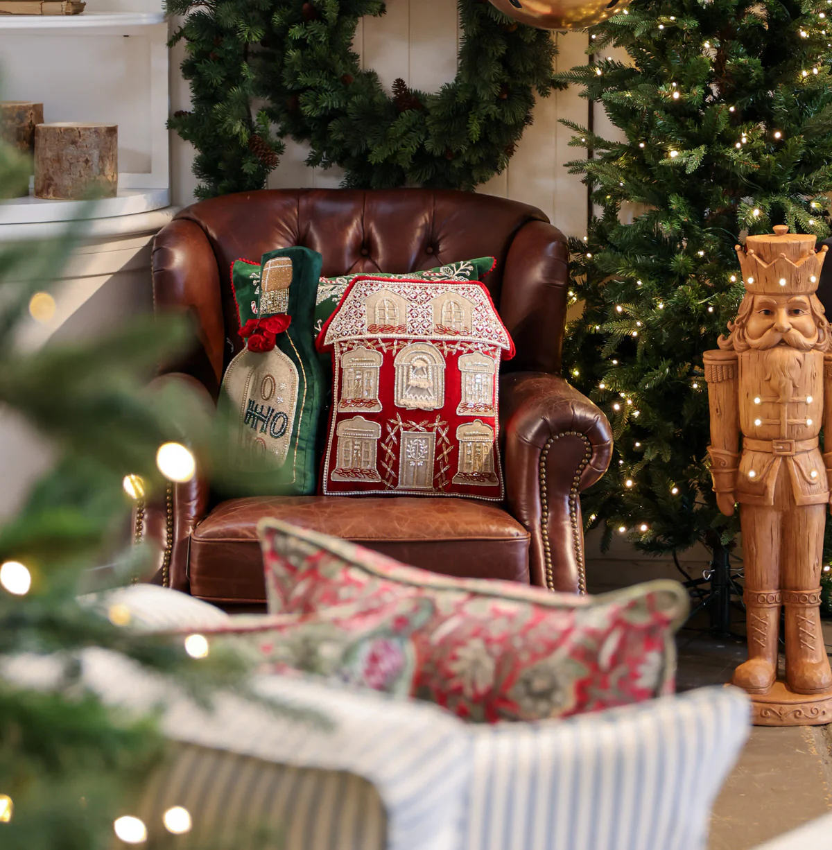 Christmas House Cushion PRE-ORDER - Image 2