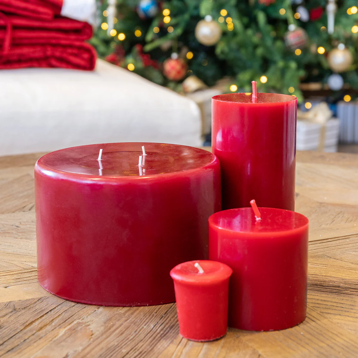 Pillar Candles (Spiced Christmas Cinnamon) - Image 2
