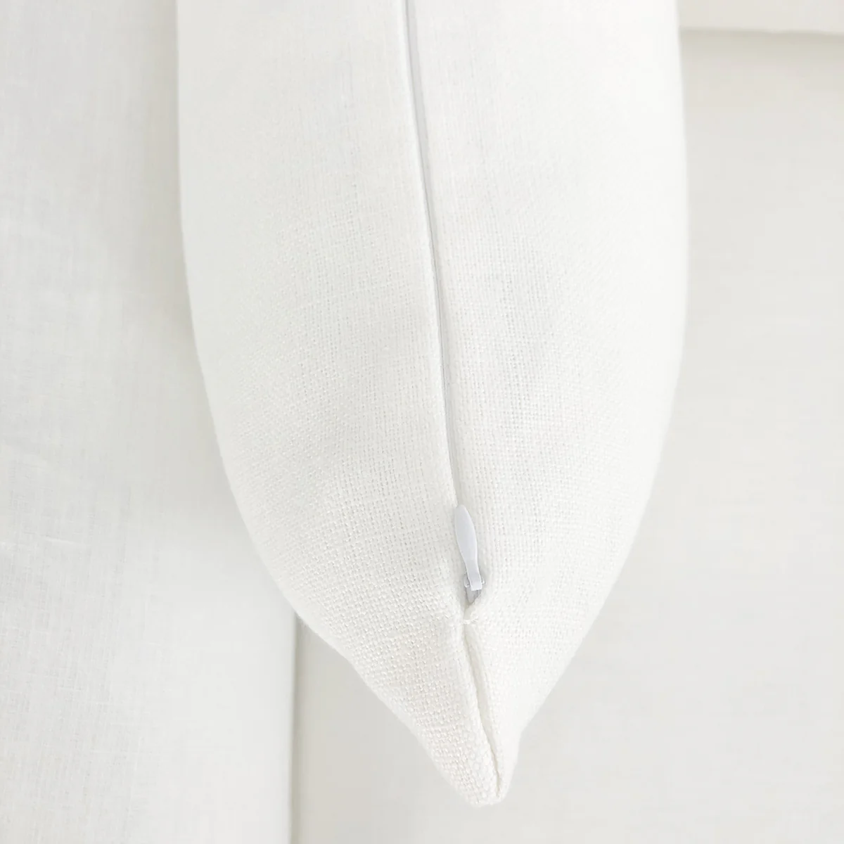 Clara Linen Armchair (White) - Image 5