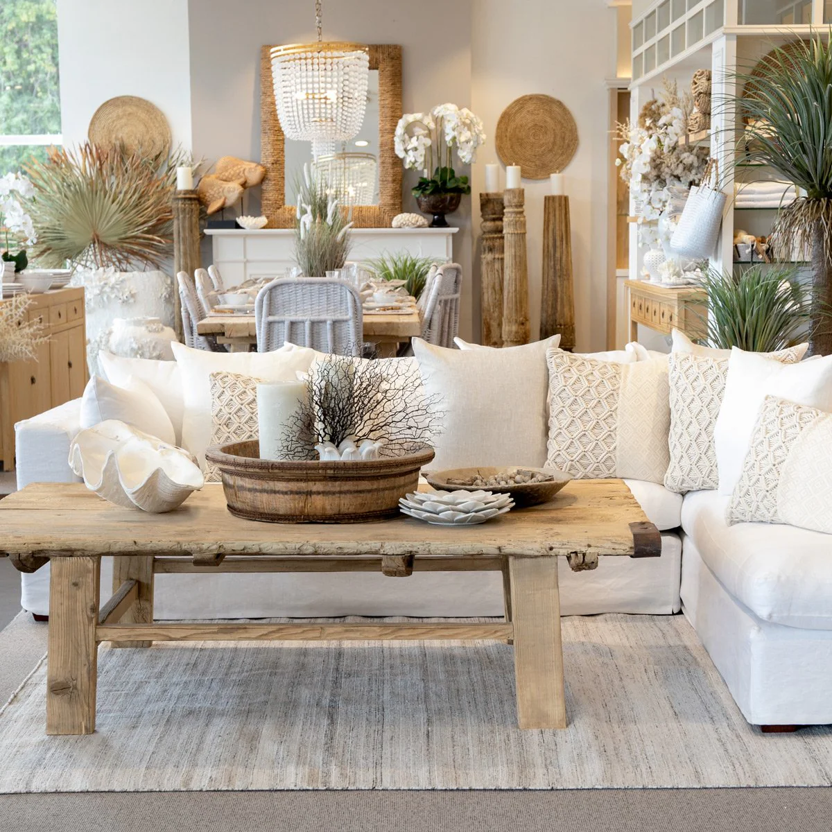 Clara Modular Linen Sofa - Right (White) - Image 3