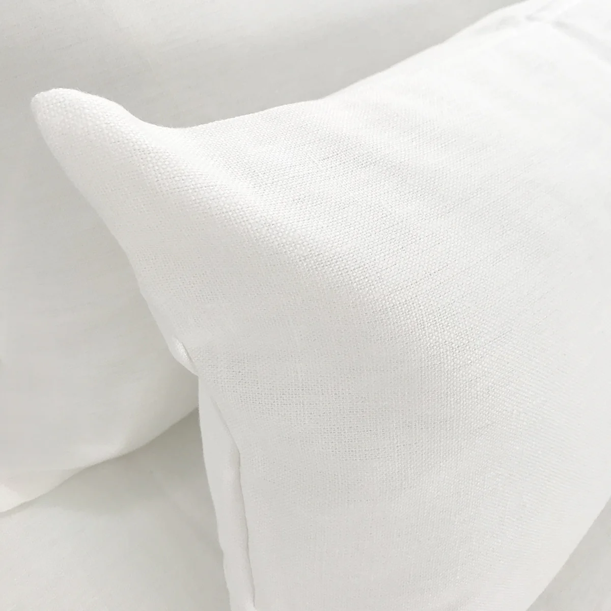 Clara Modular Linen Sofa - Right (White) - Image 5