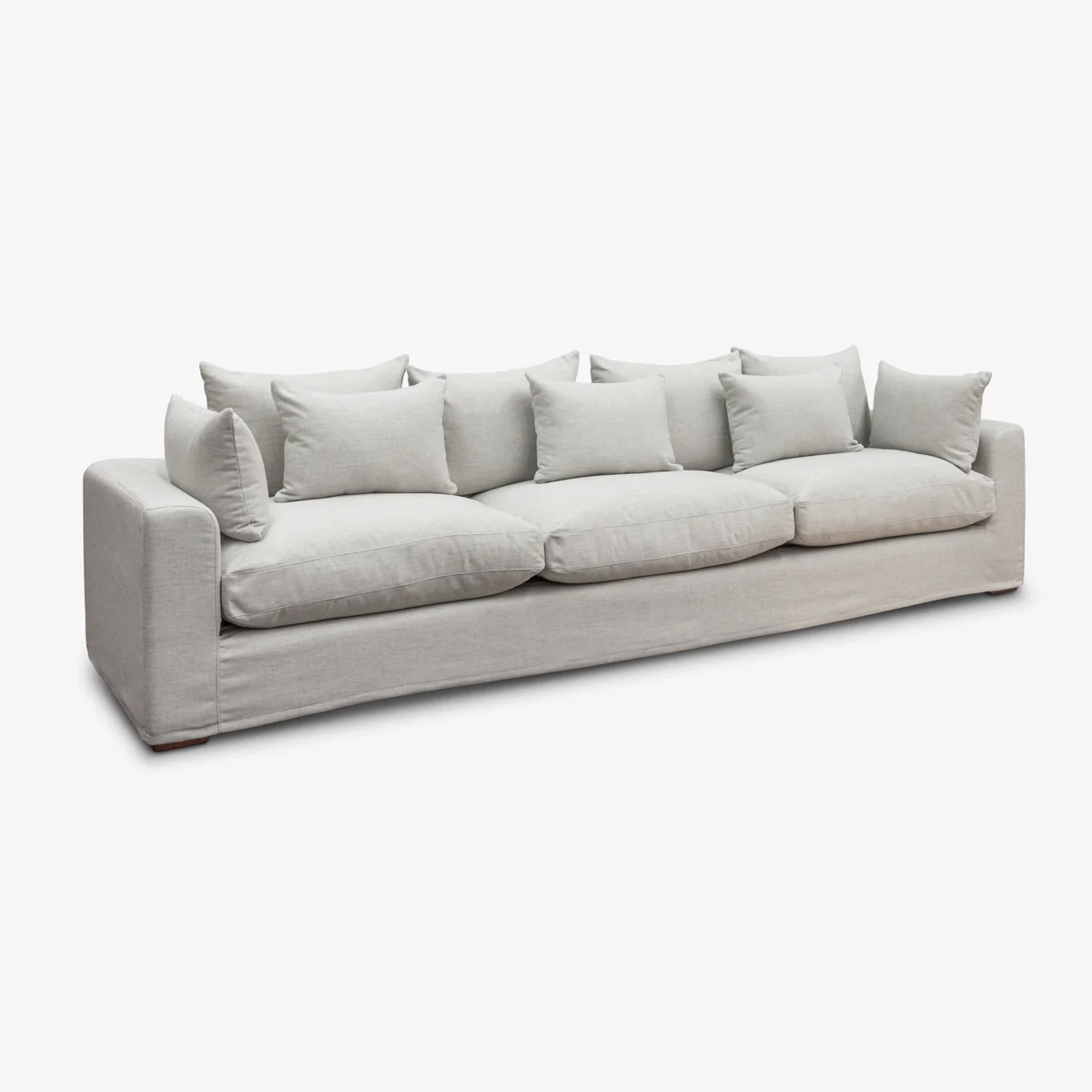 Clara Three Seater Sofa (Oyster Grey)