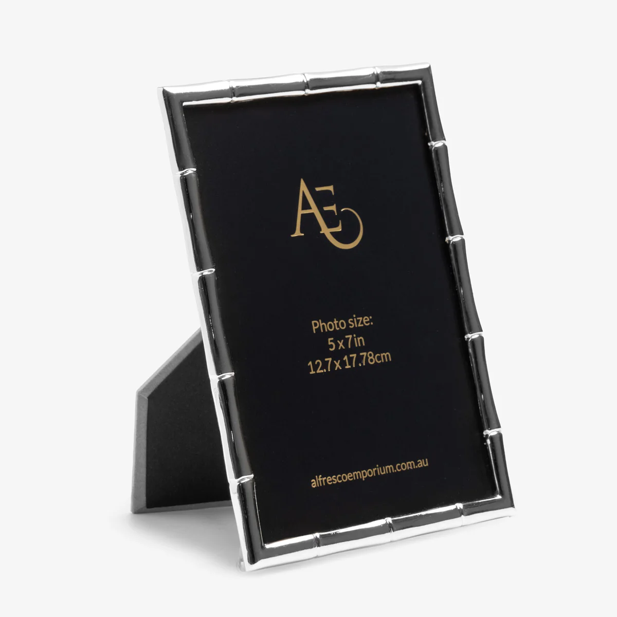 Classic Bamboo Photo Frame (Silver) - Image 3