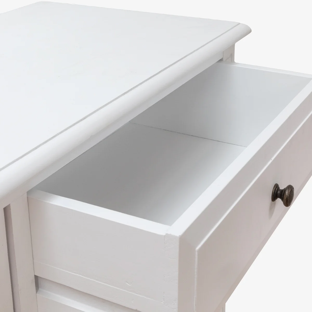 Commode Chest Of Drawers White - Image 3